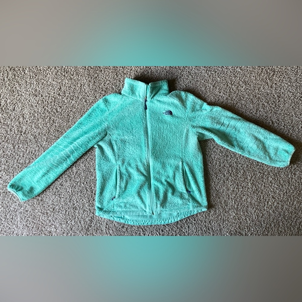 THE NORTH FACE FLEECE - MINT - SIZE LARGE
